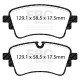 Zavore EBC Zadnje zavorne ploščice EBC Ultimax OEM Replacement DPX2435 | race-shop.si