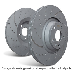 Sprednji zavorni diski EBC Turbo Grooved GD2289