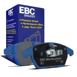 Sprednji komplet EBC P2DK071B - Zavorni diski Swept Groove + zavorne ploščice Bluestuff