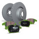 Zavore EBC Sprednji komplet EBC PD01KF1688 - Zavorni diski Premium OE + zavorne ploščice Greenstuff | race-shop.si