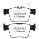 Zavore EBC Zadnji komplet EBC PD03KR938 - Zavorni diski Premium OE + zavorne ploščice Yellowstuff | race-shop.si