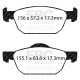 Zavore EBC Sprednji komplet EBC PD08KF665 - Zavorni diski Ultimax Grooved + zavorne ploščice Yellowstuff | race-shop.si