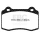 Zavore EBC Zadnji komplet EBC PD09KR682 - Zavorni diski Ultimax Grooved + zavorne ploščice Bluestuff | race-shop.si