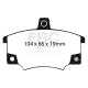 Zavore EBC Sprednji komplet EBC PD11KF894 - Zavorni diski Turbo Grooved + zavorne ploščice Greenstuff | race-shop.si