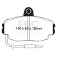 Zavore EBC Sprednji komplet EBC PD11KF907 - Zavorni diski Turbo Grooved + zavorne ploščice Greenstuff | race-shop.si