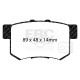 Zavore EBC Zadnji komplet EBC PD11KR075 - Zavorni diski Turbo Grooved + zavorne ploščice Greenstuff | race-shop.si