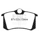 Zavore EBC Zadnji komplet EBC PD11KR482 - Zavorni diski Turbo Grooved + zavorne ploščice Greenstuff | race-shop.si