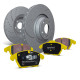Zavore EBC Sprednji komplet EBC PD13KF897 - Zavorni diski Turbo Grooved + zavorne ploščice Yellowstuff | race-shop.si