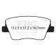 Zavore EBC Zadnji komplet EBC PDKR1139 - Zavorni diski Premium OE + zavorne ploščice Ultimax OE | race-shop.si