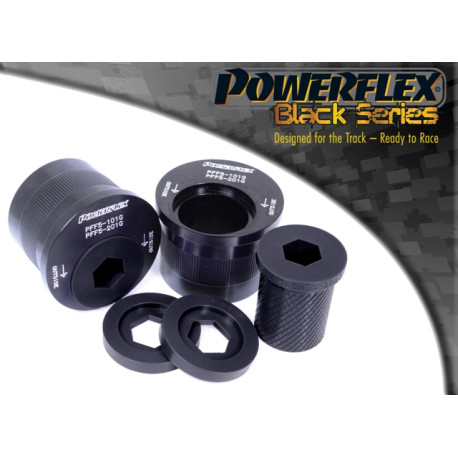 Poliuretanski silent bloki Powerflex Front Wishbone Rear Bush, Caster Adjusted Mini R58 Coupe (2011 - 2015) Black Series | race-shop.si