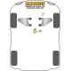 Poliuretanski silent bloki Powerflex Lower Engine Mount Insert Dacia Logan I & II (2004 - ON) Road Series | race-shop.si