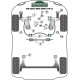 Poliuretanski silent bloki Powerflex Upper Engine Mount Insert Volkswagen Golf MK4 2WD Typ 1J (1997-2004) Heritage | race-shop.si
