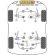 Poliuretanski silent bloki Powerflex Front Engine Mount Insert Porsche 987 Boxster (2005-2012) Road Series | race-shop.si