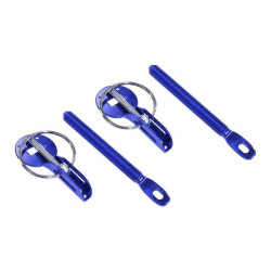 Aluminium bonnet pins kit