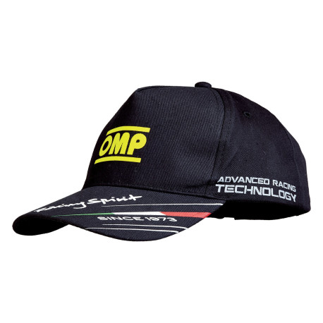 Pokrovčki OMP racing spirit cap black | race-shop.si