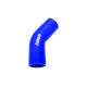 Silikonska cev 45° Silikonsko koleno 45° - 15mm (0,59") | race-shop.si