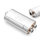 1x vhod / 2x izhod Sredinski izpušni lonec (dušilec zvoka) 60mm RM Motors | race-shop.si