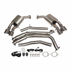 Cat back Exhaust System for Audi S4 B9 3.0T