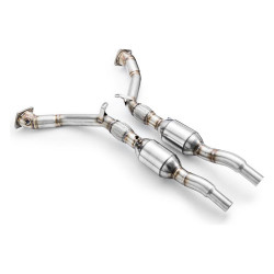 Downpipe AUDI A6, S6, Allroad C5 2.7 T + SILENCER