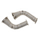 Down pipe, dump pipe Downpipe for Audi RS4 Avant B9 2,9L 2018+ decat | race-shop.si