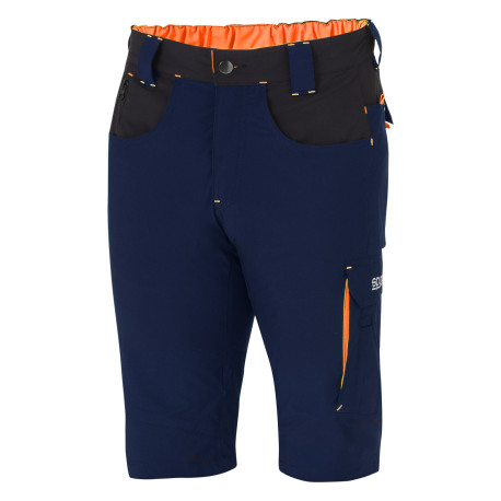 Življenjski slog SPARCO Teamwork light short for men blue/orange | race-shop.si