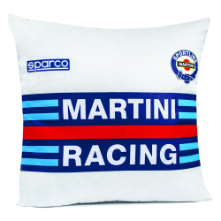 Replica throw pillow SPARCO MARTINI RACING - white