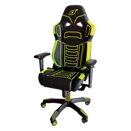 Pisarniški stoli OMP GS-X office chair, black/yellow | race-shop.si
