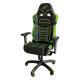 OMP GS-X office chair, black/fluo green