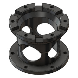 Steering wheel spacer OMP, lenght 80mm