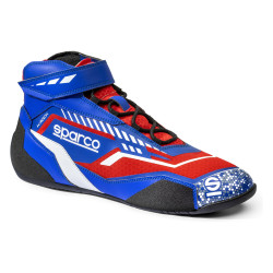 Čevlji za karting Sparco K-ROCK, cian/rdeča
