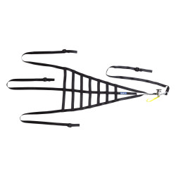 Sparco window net MY2025 with FIA, black