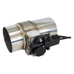 XFORCE elektronska izpušna loputa z daljinskim upravljalnikom (I-pipe) 89 mm