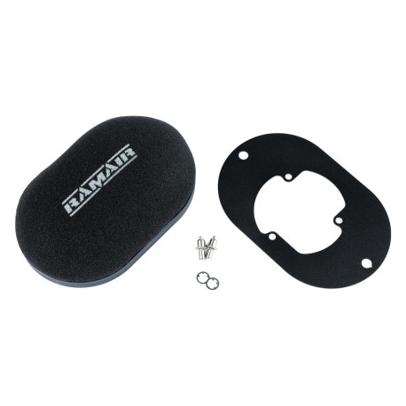 Zračni filtri za uplinjače RAMAIR domed carb air filter with baseplate to fit Pierburg 2E2, 2E3, 2E-E | race-shop.si