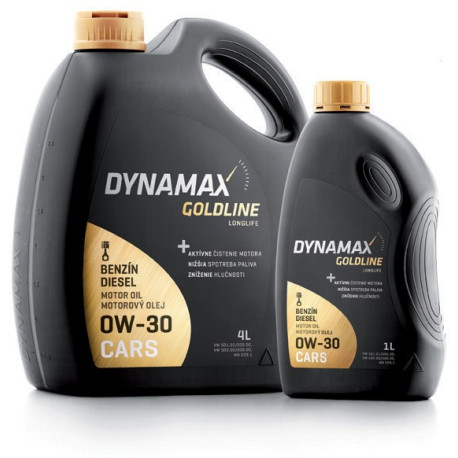 Motor oils Motorový olej DYNAMAX GOLDLINE LONGLIFE 0W30 5 L | race-shop.si