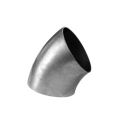Stainless steel pipe- elbow 45°, 89mm, short