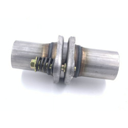 Spring-loaded exhaust flange pipe connector - 70mm