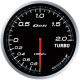 DEFI ADVANCE gauge, boost pressure 0 - 2 BAR, white