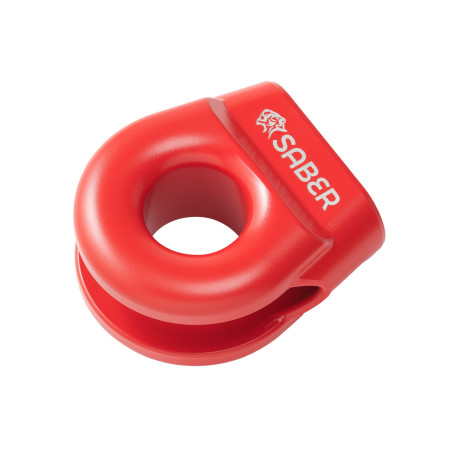 New SABER objemka za vrv vitla, aluminij 6061, rdeča | race-shop.si