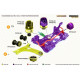 Poliuretanski silent bloki Powerflex Powerflex Handling Pack ( 2012 - ) Seat Leon MK3 5F (2013-) Multi Link | race-shop.si