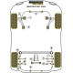 Poliuretanski silent bloki Powerflex Rear Diff Mount Subaru Forester SF (1997 - 2002) | race-shop.si
