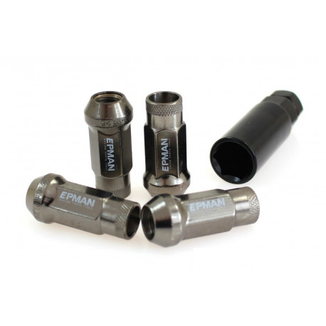 Matice, vijaki in zatiči Varnostne kolesne matice za platišča EPMAN M12x1.5 / M12x1.25 - različnih velikosti in barv 20 kosov | race-shop.si