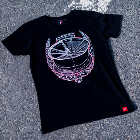 Majice T-shirt JR-Wheels JR-21 Black | race-shop.si