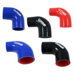 Silikonsko redukcijsko koleno 90° - 63mm (2,5") do 76mm (3")