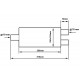 1x vhod / 2x izhod Sredinski izpušni lonec (dušilec zvoka) RACES 55, dovod 2,75" (70mm), izhod 2,75" (70mm) | race-shop.si