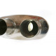 1x vhod / 2x izhod Sredinski izpušni lonec (dušilec zvoka) RACES 57, dovod 2,25" (57mm), izhod 2,25" (57mm) | race-shop.si