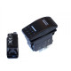 Gumbi in stikala za zagon Univerzalno Rocker stikalo z LED | race-shop.si
