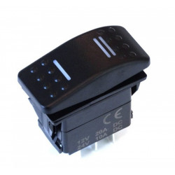 Universal rocker switch with LED