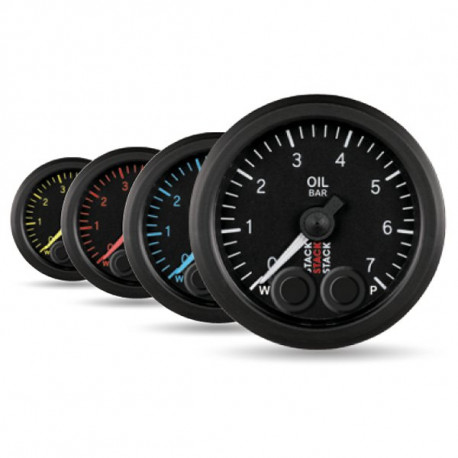 Merilniki STACK Pro-Control serija 52 mm STACK Pro-Control števec tlak olja 0- 7 bar | race-shop.si