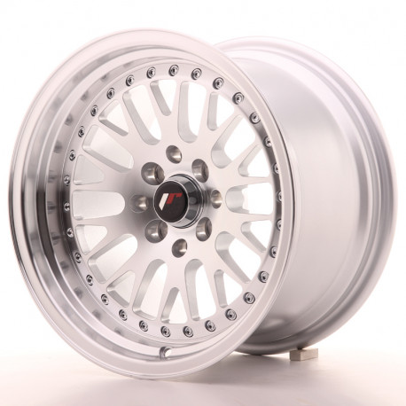 Aluminium wheels Platišče Japan Racing JR10 15x9 ET0 4x100/114 Machined Silver | race-shop.si