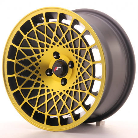 Aluminium wheels Platišče Japan Racing JR14 16x8 ET25 4x100 Black Gold Finish | race-shop.si